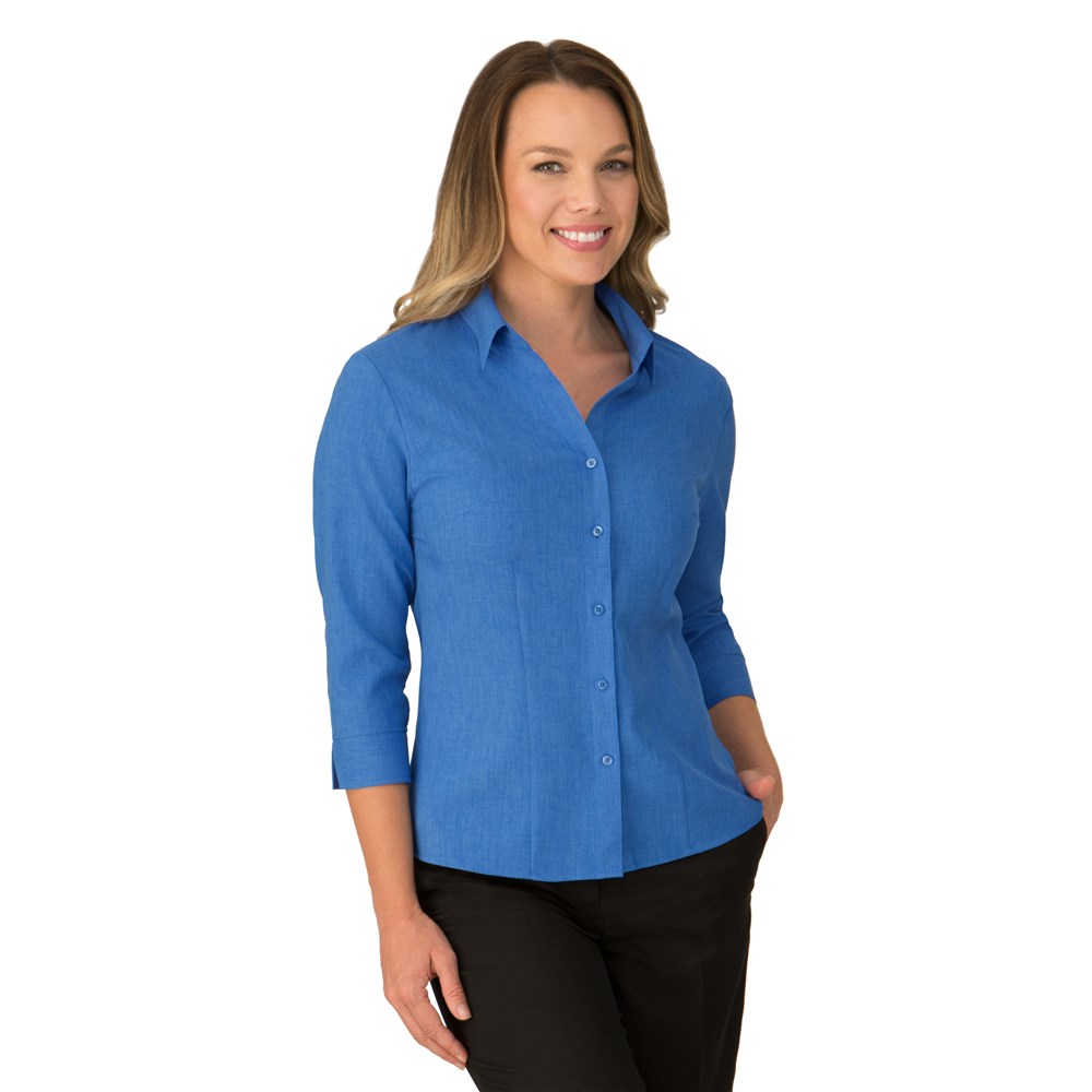 City Collection Womens Ezylin Button-Up Shirt - | Bunzl Safety AU