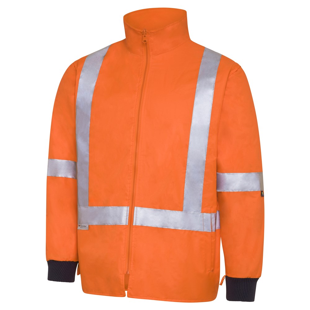 WS Workwear Hi-Vis 6-in-1 Waterproof Jacket with H-X-Reflective Tape ...